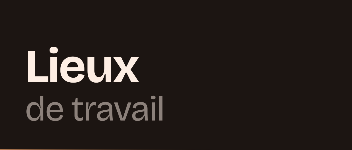 Jaquette de la page « Lieux de travail : les règles d'un atelier qui accueille des salariés » : Lieux de travail